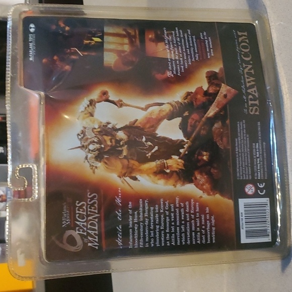 McFarlane Monsters 6 Faces of Madness Attila the Hun Action Figure - Picture 7 of 7